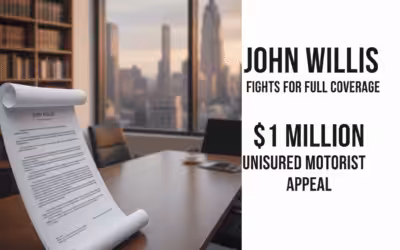 John Willis Fights for Full Coverage in $1 Million Uninsured Motorist Appeal